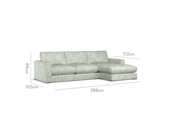 Cloud Medium Chaise RHF Namatha Mineral