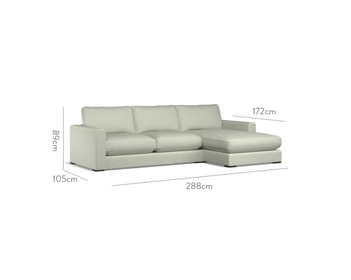 Cloud Medium Chaise RHF Sabra Sage