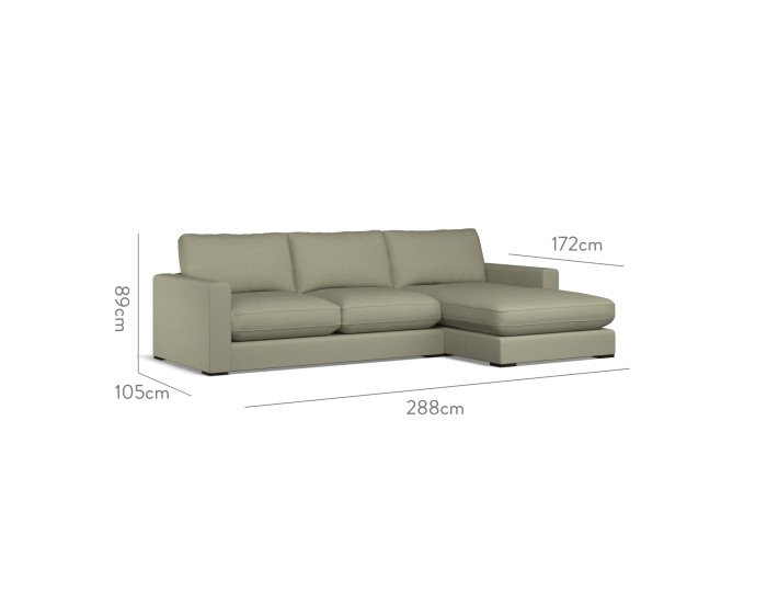 Cloud Medium Chaise RHF Shani Sage