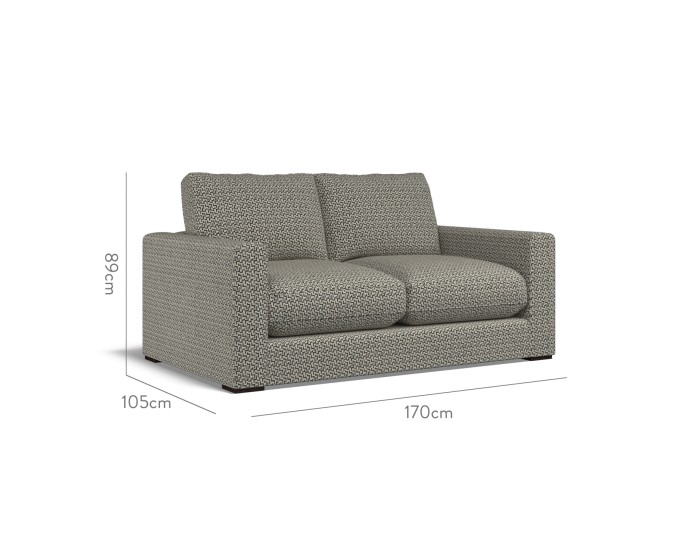 Cloud Small Sofa Desta Charcoal