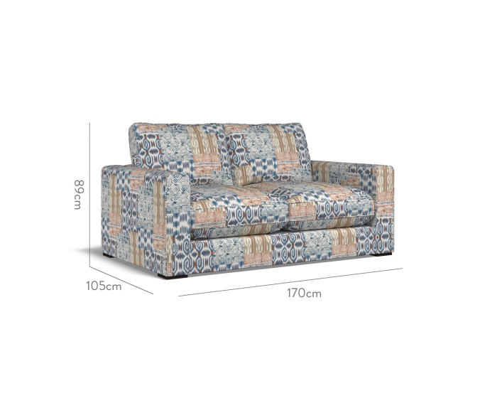 Cloud Small Sofa Kantha Indigo