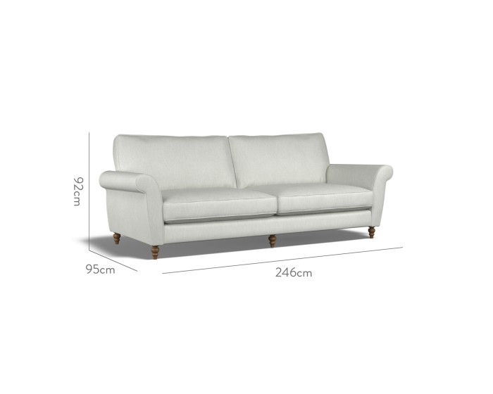 Ellery Extra Large Sofa Amina Mineral