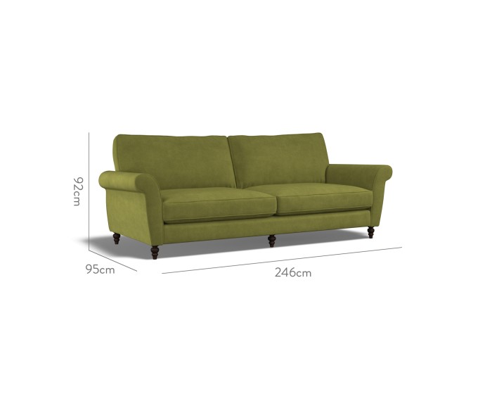 Ellery Extra Large Sofa Cosmos Moss