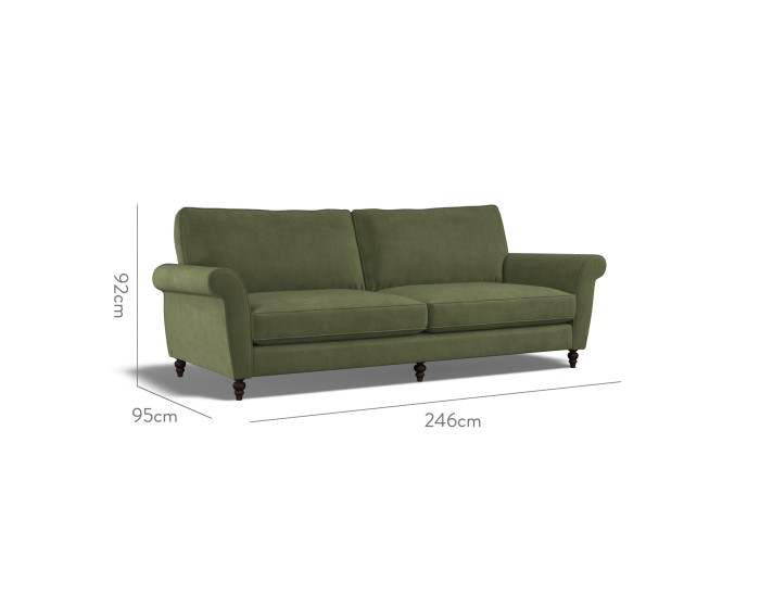 Ellery Extra Large Sofa Cosmos Olive