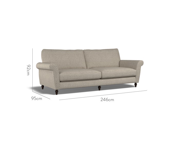 Ellery Extra Large Sofa Desta Taupe