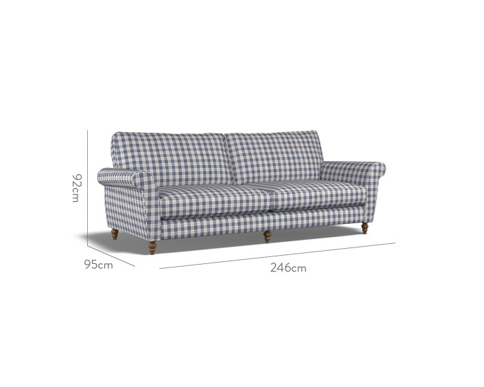 Ellery Extra Large Sofa Kali Indigo