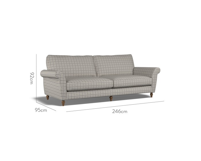 Ellery Extra Large Sofa Kali Smoke