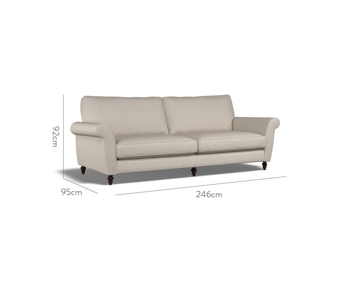 Ellery Extra Large Sofa Kalinda Stone