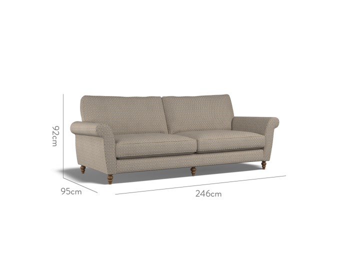 Ellery Extra Large Sofa Nala Ochre