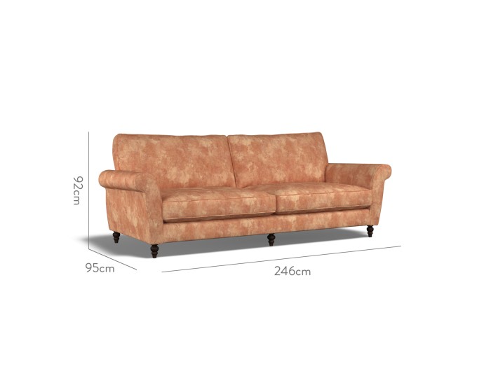 Ellery Extra Large Sofa Namatha Rust