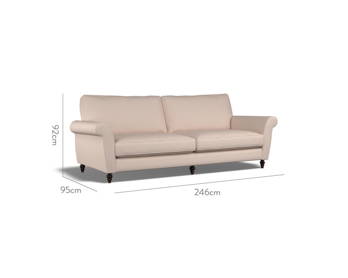 Ellery Extra Large Sofa Sabra Blush