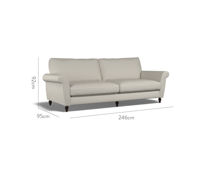 Ellery Extra Large Sofa Sabra Smoke