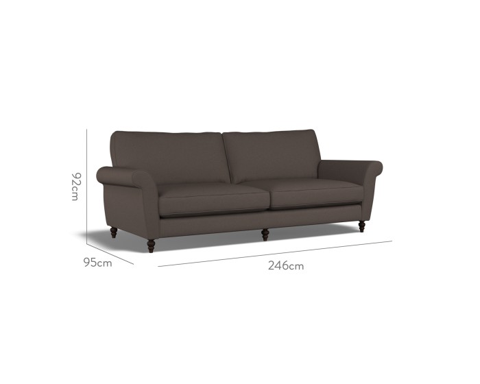 Ellery Extra Large Sofa Shani Espresso