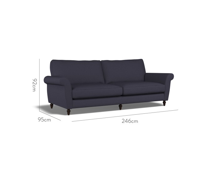 Ellery Extra Large Sofa Shani Indigo