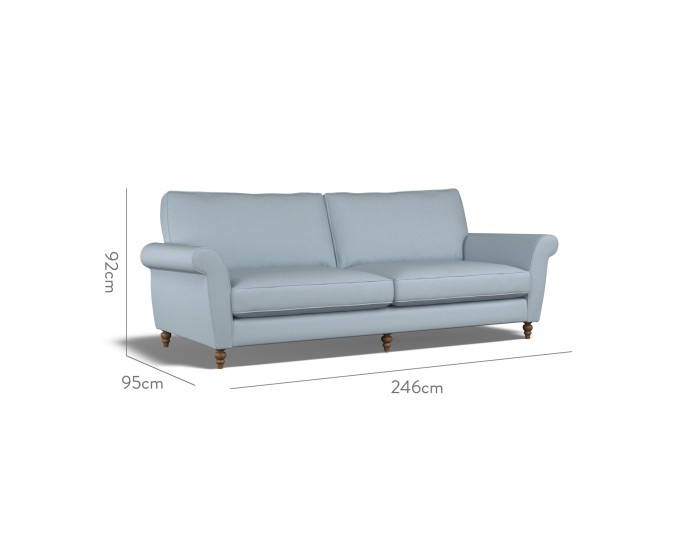 Ellery Extra Large Sofa Shani Sky