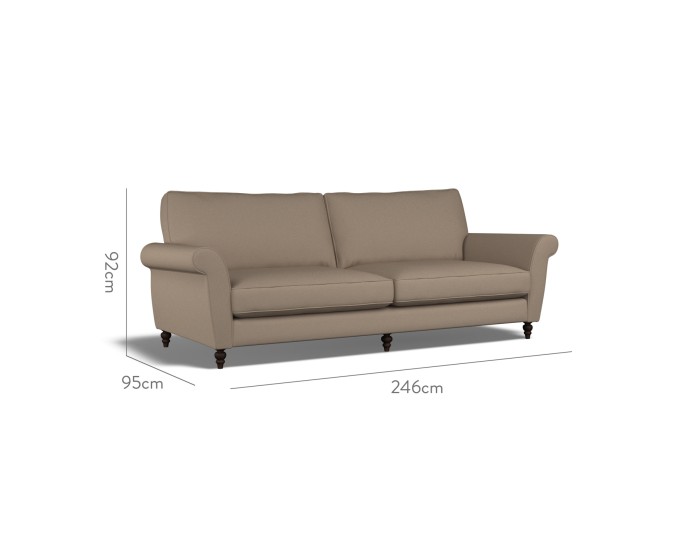 Ellery Extra Large Sofa Shani Stone