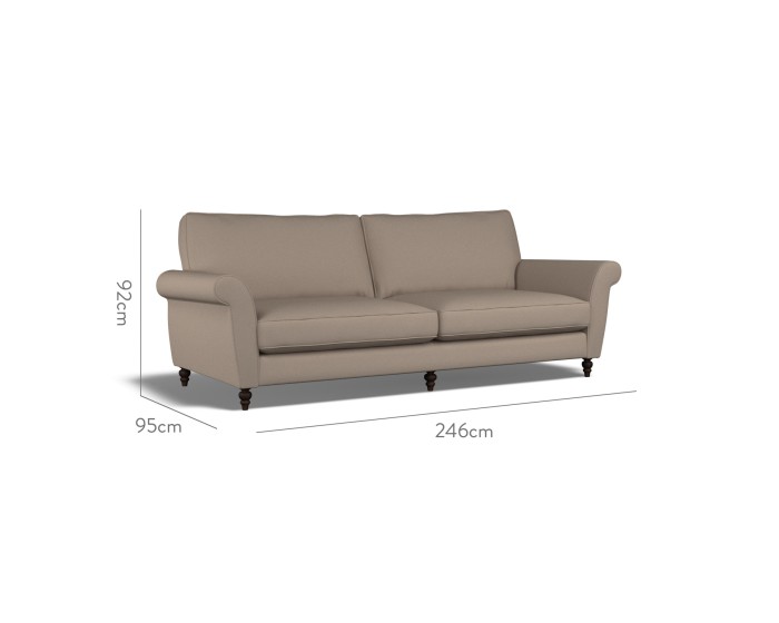 Ellery Extra Large Sofa Shani Taupe