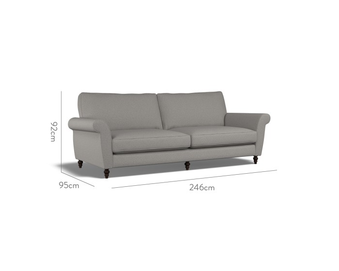 Ellery Extra Large Sofa Viera Fog 