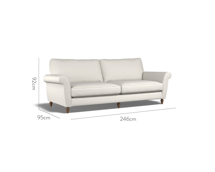 Ellery Extra Large Sofa Zuri Parchment