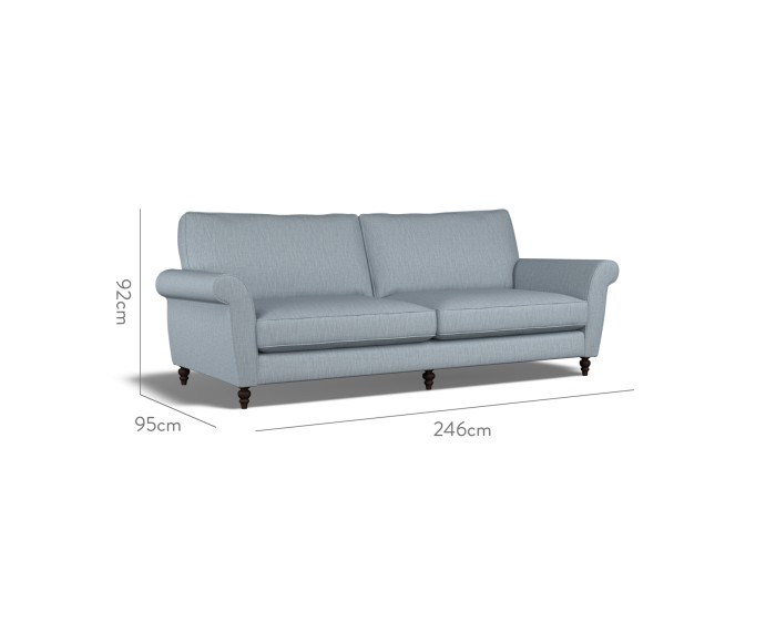 Ellery Extra Large Sofa Zuri Sky