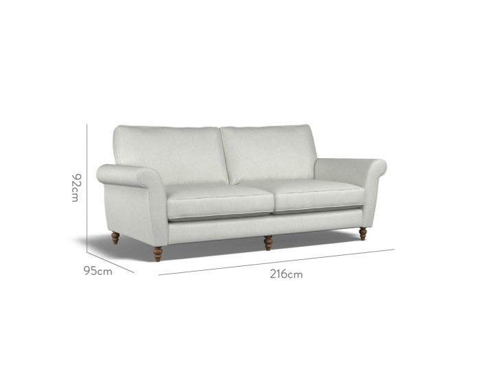 Ellery Large Sofa Amina Mineral