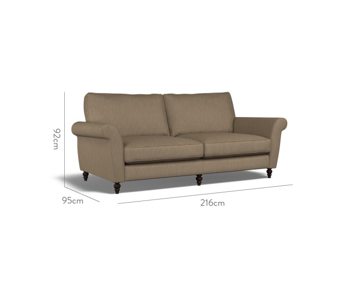 Ellery Large Sofa Amina Mocha