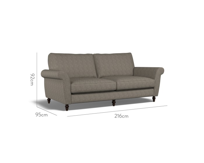 Ellery Large Sofa Jina Espresso