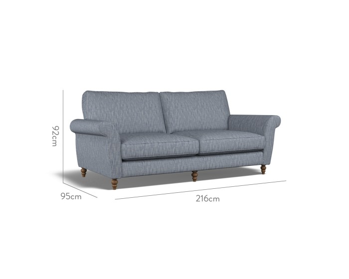 Ellery Large Sofa Kalinda Denim