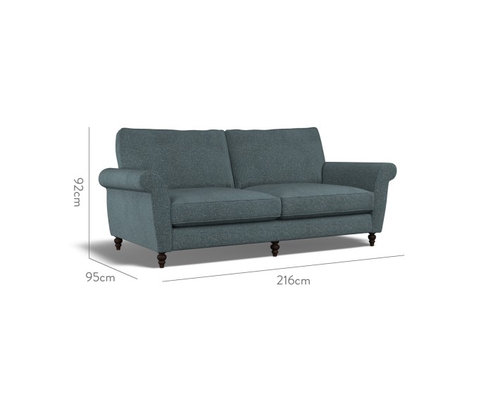 Ellery Large Sofa Yana Teal