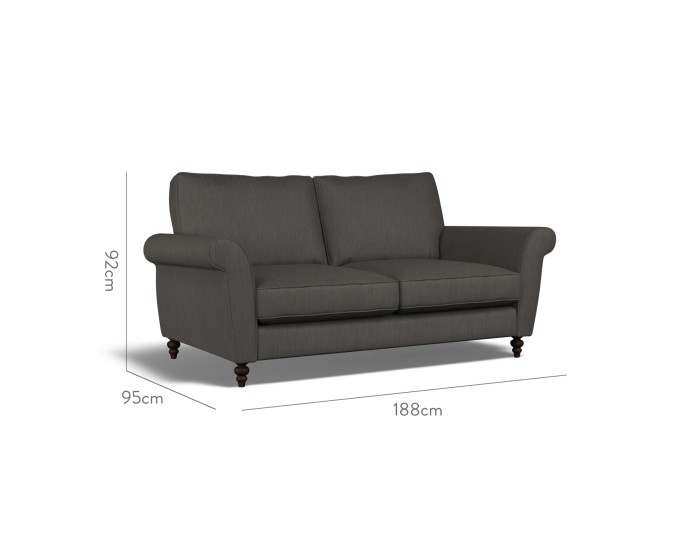 Ellery Medium Sofa Amina Charcoal