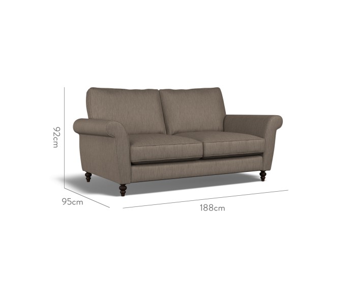 Ellery Medium Sofa Amina Espresso