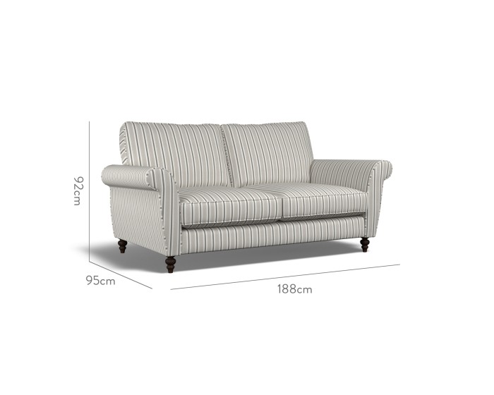 Ellery Medium Sofa Fayola Smoke