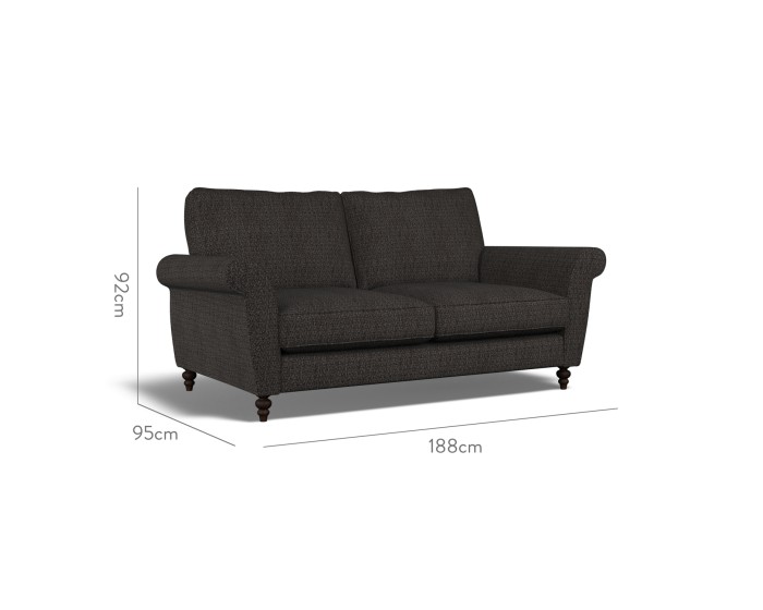 Ellery Medium Sofa Safara Charcoal