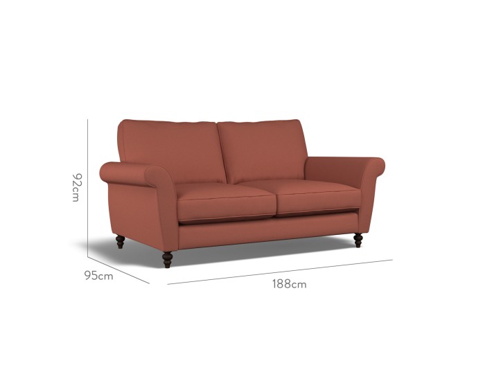 Ellery Medium Sofa Shani Cinnabar