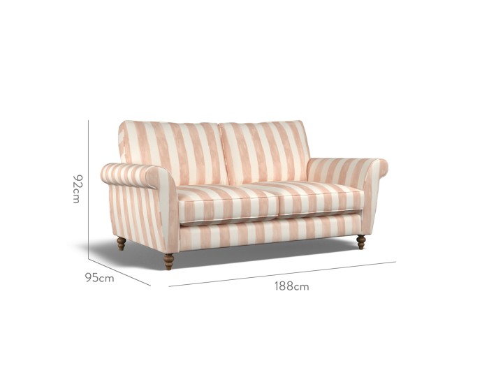 Ellery Medium Sofa Tassa Grande Rose