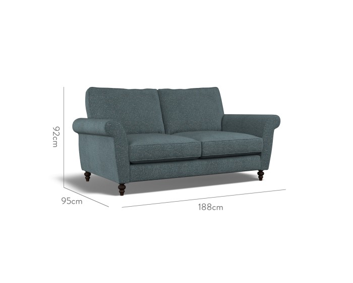 Ellery Medium Sofa Yana Teal