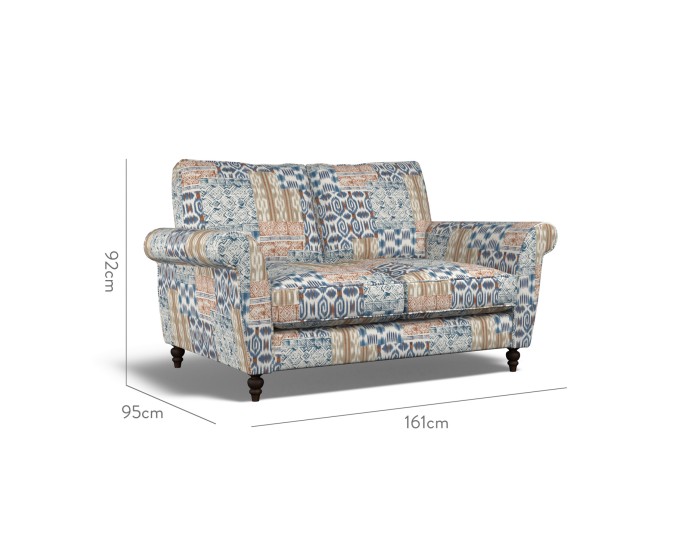 Ellery Small Sofa Kantha Indigo