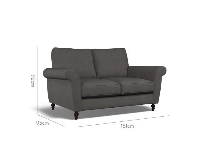 Ellery Small Sofa Zuri Graphite