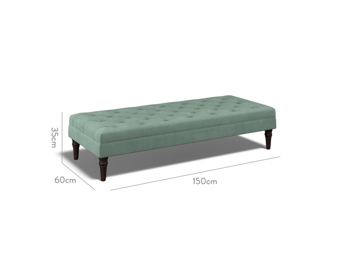 Monterey Extra Large Footstool Cosmos Celadon