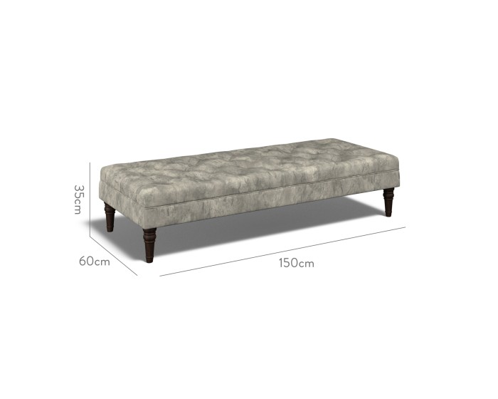 Monterey Extra Large Footstool Namatha Charcoal