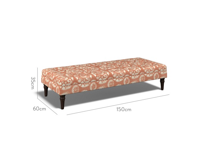 Monterey Extra Large Footstool Nubra Apricot