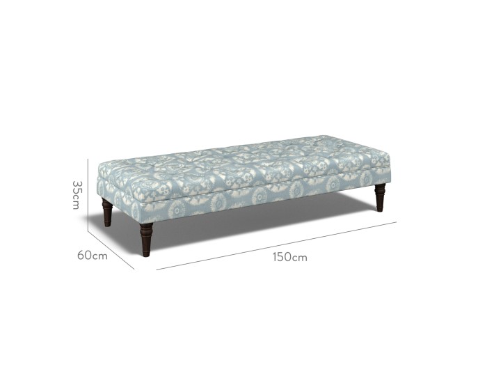 Monterey Extra Large Footstool Nubra Denim