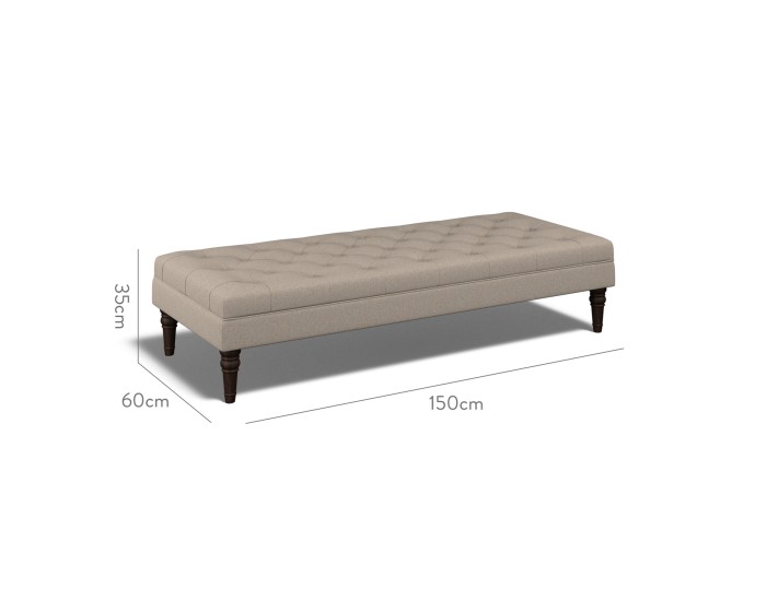 Monterey Extra Large Footstool Viera Stone