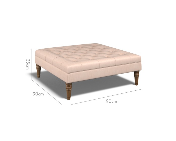 Monterey Large Footstool Amina Blush