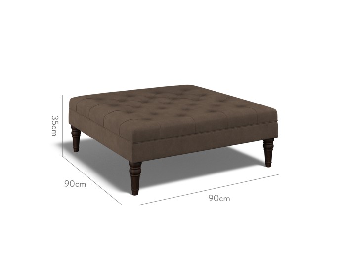 Monterey Large Footstool Cosmos Espresso