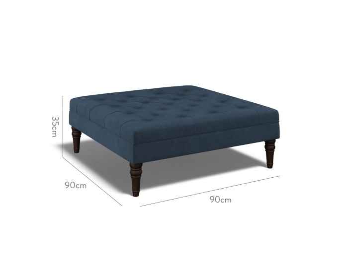 Monterey Large Footstool Cosmos Indigo