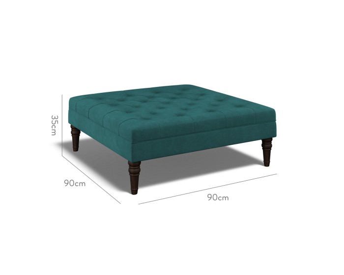 Monterey Large Footstool Cosmos Jade