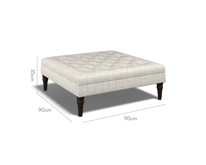 Monterey Large Footstool Ellora Ash