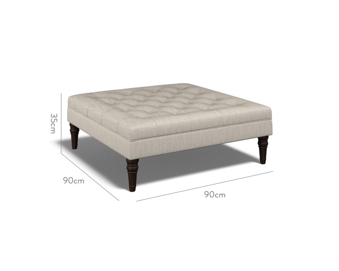 Monterey Large Footstool Kalinda Stone