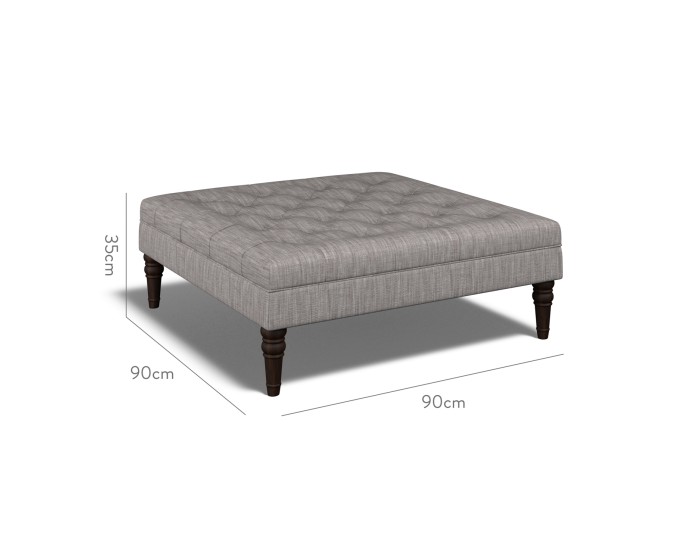 Monterey Large Footstool Kalinda Taupe